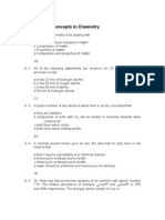 Fundamental Concepts in Chemistry