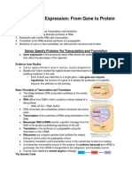 Ch. 14 - Gene Expression - From Gene To Protein