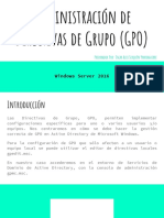 Directivas de Grupo - GPO