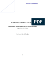 As Advertências Do Novo Testamento PDF