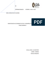 Tarea Semana 3 Economía Política y Desarrollo Económico