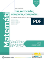 MATEMÁTICA QUITAR, RETROCEDER, COMPARAR, COMPLETAR... Propuestas para La Enseñanza de La Resta Fichas para El Alumno. Programa de Aceleración