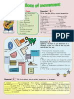 Prepositions of Movement Worksheet