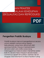 Praktek Budaya Dalam Kehidupan Seksualitas Dan Refroduksi (Autosaved)