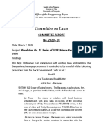 No. 2020 - 01 (Brgy Cawayan Tax Ordinance)