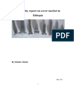 Feasibility Report On Screw