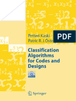 Classification Algorithms For Codes and Designs PDF