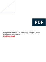 Computer Hardware and Networking Multiple Choice Questions With Answers