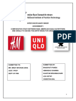 Comparative Study of Uniqlo, Aeo and H&M