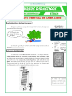 Movimiento Vertical de Caída Libre para Primero de Secundaria