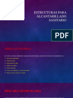 ESTRUCTURAS PARA ALCANTARILLADO SANITARIO Hoy