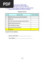 BoQ For Construction of Yudhiri Bailey Bridge PDF