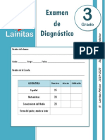 3er Grado - Examen de Diagnóstico (2019-2020)