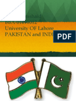 Pakistan and India