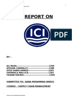 Ici Supply Chain Management Report by Ali Raza