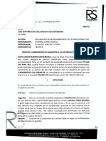 Llamamiento en Garantia en Demanda de Responsabilidad Civil