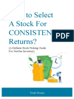 How To Select Stocks