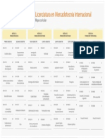 Mapa Curricular Lic Mercadotecnia Internacional