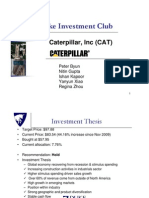 Duke Investment Club: Caterpillar, Inc (CAT)