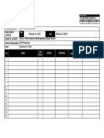 ISO Attendance Sheet LTIA Assessment