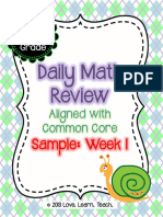 4thGradeMathReview4thGradeMorningWork1weekFREE PDF