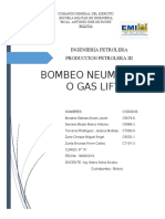 Bombeo Neumático o Gas Lift