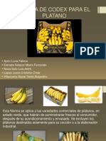 Norma de Codex para El Platano