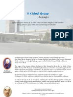 V K Modi Group. An Insight