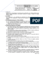 MIM-PER-ESO-001 - 01 Estandar de Perforación Con Maquina Jackleg en Labores Horizontales PDF