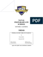 Internal Security Threats To Pakistan PDF