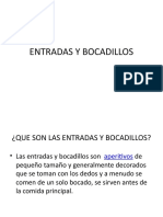 1 Entradas y Bocadillos