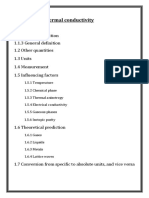 Thermal Conductivity