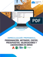 Brochure - Programación Metrados Costos Presupuestos Valorizaciones y Liquidaciones de Obras 3