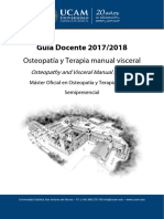 Osteopatia y Terapia Manual Visceral 2017-18