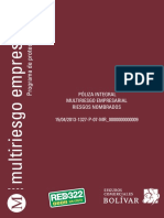 Clausulado Multirriesgo Empresarial Seguros Bolívar PDF