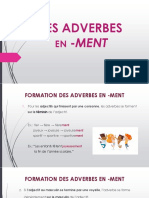 Adverbes en - Ment