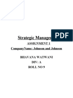 Strategic Management Assignment 1