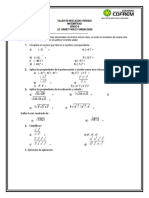 Matemáticas Grado 8 Taller Nivelacion