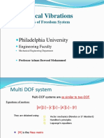 Multi Degrees of Freedom System