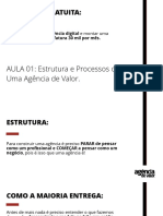 AULA 01 - Estrutura e Processos de Uma Agência de Valor