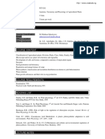 PCP 202 Anatomy, Taxonomy & Physiology of Agricultural Plants