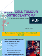 GCT Giant Cell Tumor Presentation