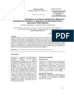 Development and Validation of Uv Spectrophotometric Method For Simultaneous Estimation of Naproxen PDF