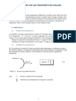 Généralités Sur Les Transferts de Chaleur