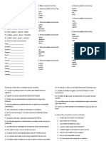 Ejercicios Acentuacion Hiatos Diptongos Adverbios Diacriticos