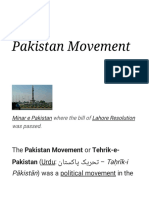 Pakistan Movement - Wikipedia PDF