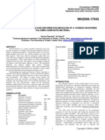 Mechanical Properties and Deformation Behavior of A Carbon Nanofiber Polymer Composite Material