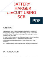 Battery Charger Circuit Using SCR