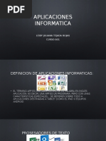 Aplicaciones Informatica