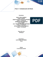 Fase 2 - Unidad 2 - Contaminación Del Suelo - Consolidado